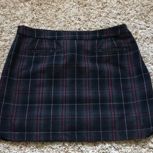 Plaid Mini Skirt